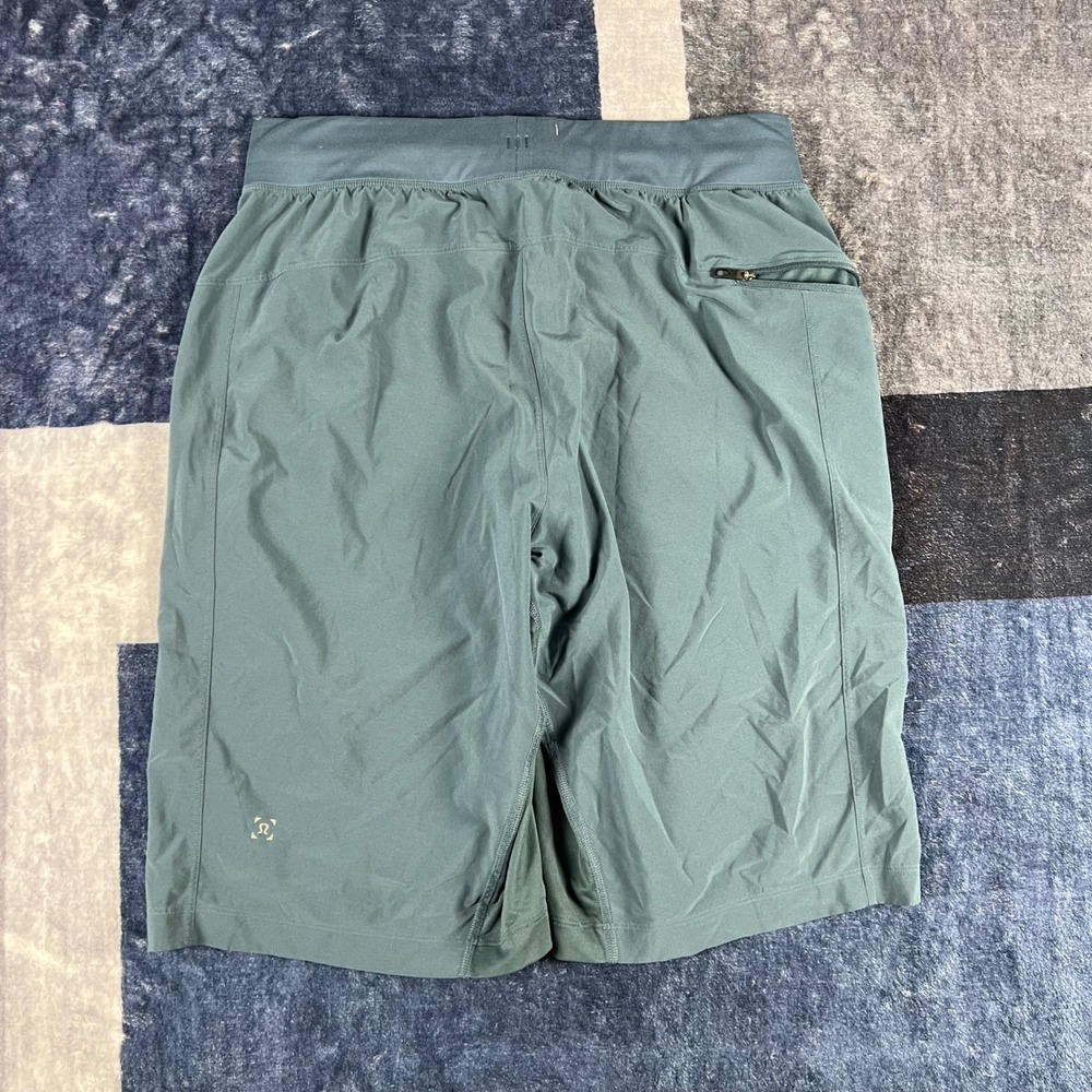Lululemon Mens T.H.E. Short Teal Blue Green Size Medium Activewear - Picture 3 of 8